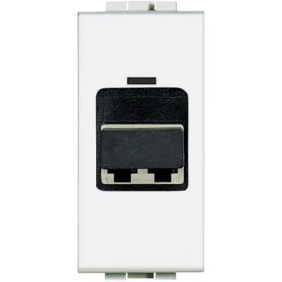 Conector de cuplare pentru cablu de fibra optica LiVinglight - Alb - 1 modul