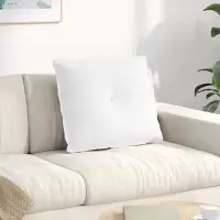 vidaXL Perna pentru spate Alb 60 x 19 x 50 cm țesătură