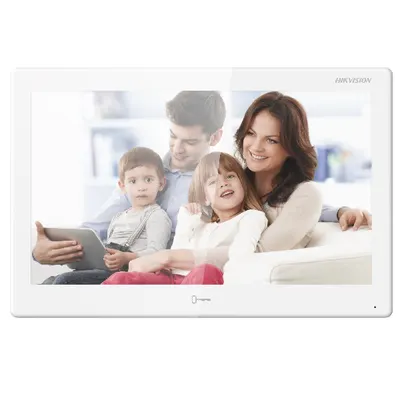 Post interior videointerfon 10.1inch cu Android, Hikvision DS-KH9510- WTE1B WIFI, apelare video si deschidere usa din aplicatia