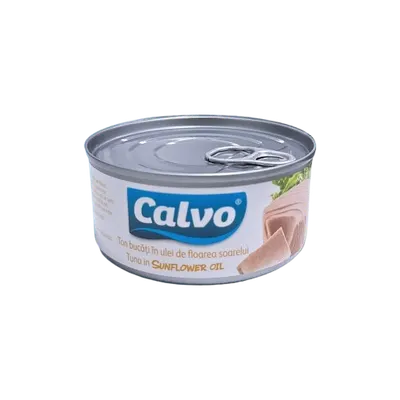 Ton Bucati In Ulei De Floarea Soarelui Calvo Salvador 160g