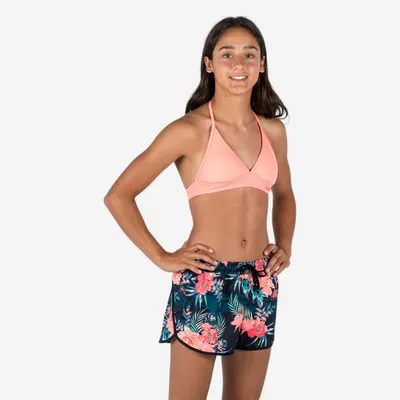 Sutien de baie tip bandă 100 Tami corail Fete