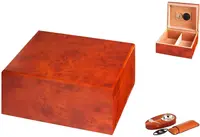 Humidor Angelo - cu scrumieră, tăietor și husă pentru trabucuri
