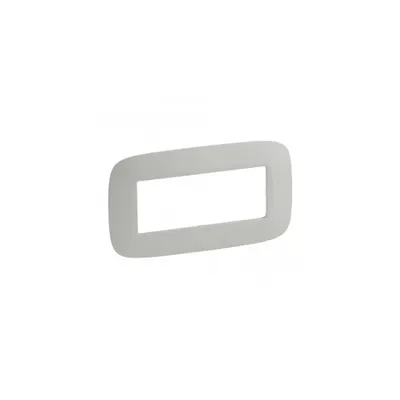 Placa Valena Allure - 5-module open plate - pearl