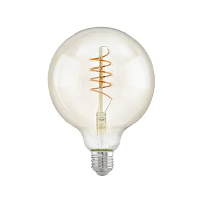 LM-E27-LED G125 4W 2200K amber Spiral