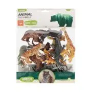 Jucarie figurine animale salbatice MegaCreative, set de 12 buc. (J1685)