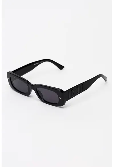 Ochelari de soare unisex dreptunghiulari - Negru