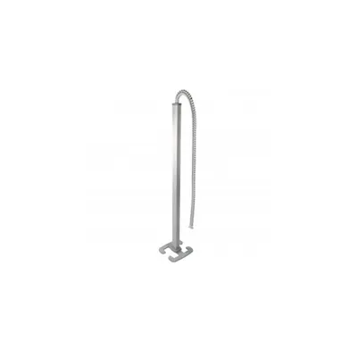 Snap-on movable column - 1 compartiment 2 sides - inaltime 2 m - aluminiu body and capacs - aluminiu finish