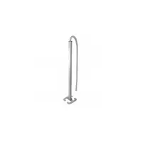 Snap-on movable column - 1 compartiment 2 sides - inaltime 2 m - aluminiu body and capacs - aluminiu finish
