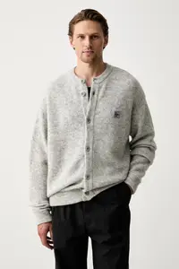 American Vintage cardigan pentru bărbați cu lână