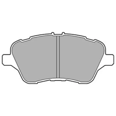Set placute frana, frana disc DELPHI LP2474