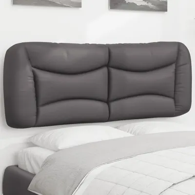 vidaXL Pernă pentru tăblie, Hvar, gri, 120 cm, piele artificială