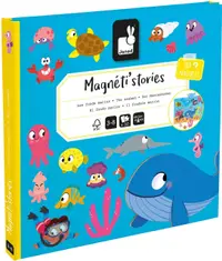 Carte magnetică pentru copii Janod - Fundul mării