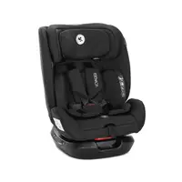 Scaun auto pentru copii Lorelli Voyager Black i-Size, inclusa pernuta de calatorie, 0 luni-12 ani, 40-150 cm