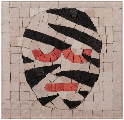 Mozaic de piatră Neptune Mosaic - Mască, fără ramă