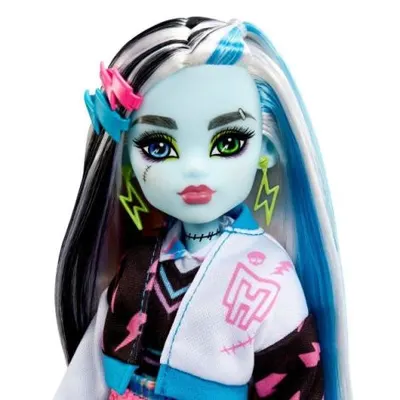 Monster High Papusa Frankie Stein Cu Animalut Si Accesorii