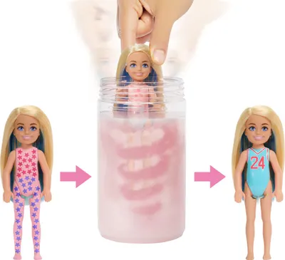 Papusa - Barbie Color Reveal - Minipop (model surpriza)