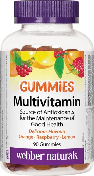 Мultivitamin Gummies, 90 tablete, Webber Naturals