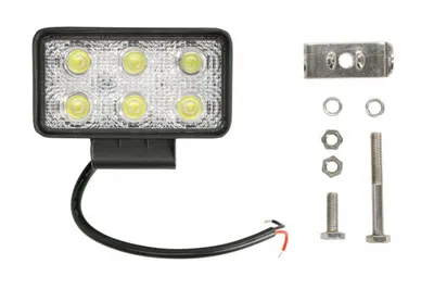 Lumina lucru (Epistar LED, 10-30V, 18W, 1440lm, numar elemente LED: 6x3W, inaltime: 60mm, latime: 110mm, adancime: 56mm)