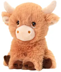 Jucărie de pluș Keel Toys Keeleco - Vacă maronie, 25 cm