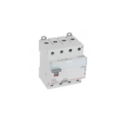 Intrerupator diferential RCD DX³-ID - 4P 400 V~ Nul pe partea dreapta - 63 A - 100 mA - tip A