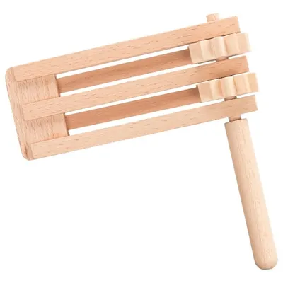 Instrument muzical pentru copii Goki - Ratchet dublu