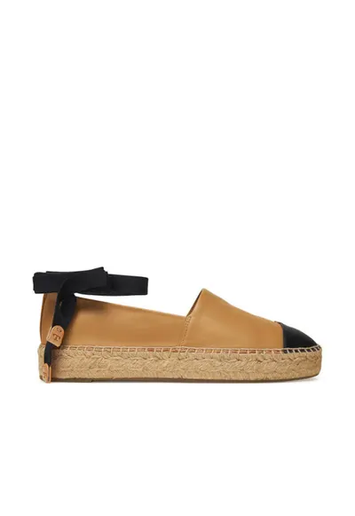 Espadrile dama - piele naturala - maro