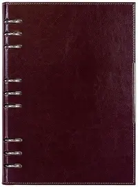 Caiet-agenda din piele Lemax Novaskin - Bordo, 2027