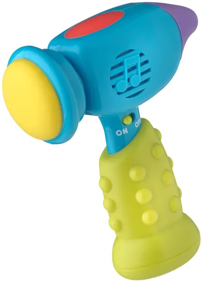 Jucărie activă Playgro + Learn - Ciocan, cu lumini și sunete
