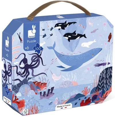Puzzle pentru copii Janod din 100 de piese - Oceanul Arctic