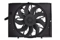 Ventilator radiator (cu carcasa) potrivit BMW 5 (E39), 5 (E60), 5 (E61), 6 (E63), 6 (E64), 7 (E65, E66, E67) 2.0-4.8 09.00-12.10