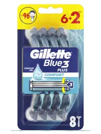 Gillette Aparat de ras Blue 3 Plus 8 buc Comfort