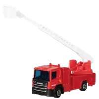 Masinuta utilitara die-cast, scara 1:102, 7.5 cm lungime, camion pompieri