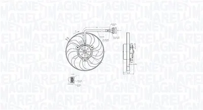 Ventilator Radiator Potrivit Audi A3, Tt; Seat Arosa, Cordoba, Ibiza Iii, Ibiza Iv, Leon, Toledo Ii; Skoda Fabia I, Fabia I Praktik, Fabia Ii, Octavia I, Octavia Ii, Octavia I Kombi 1.0-2.3 10.94-05.1