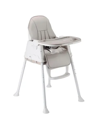 Scaun de masa KikkaBoo 3in1 Creamy Grey