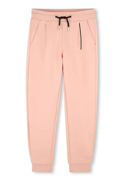 Pantaloni de trening cu snur in talie - Piersica
