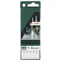 Burghiu pentru metal, Bosch 2609255127, 2 - 6 mm, set 5 bucati