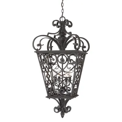 Lampa suspendata Fort Quinn 4 Light Chain Lantern