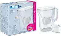 Cană BRITA - Style Cool Essential, LED, 2.4 l, cu 2 Maxtra Pro, alb