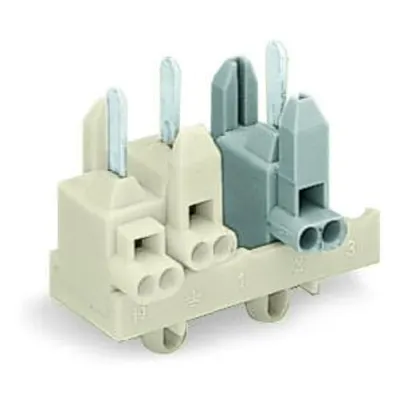 Male connector; 4-pole; 1,00 mm²; white