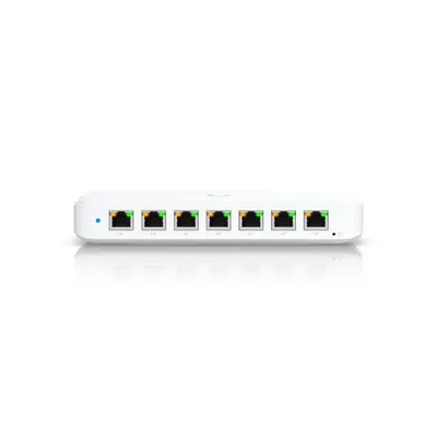 Switch Gigabit Ubiquiti USW-ULTRA-210W, 8 porturi, 16 Gbit/s, 202 W, Layer 2, PoE++, cu management