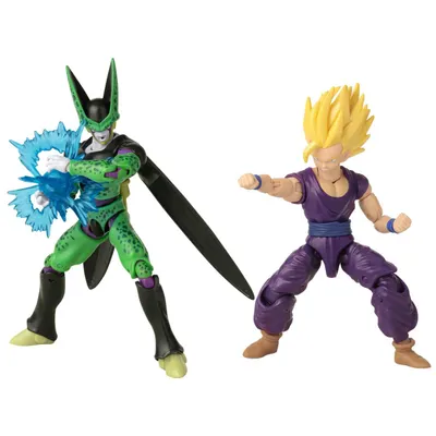 Set 2 figurine - Dragon Ball Super - Dragon Stars series - Super Saiyan 2 Gohan si Cell