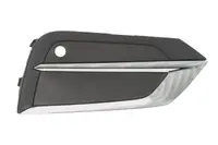 Grila ventilatie bara fata dreapta potrivit VOLVO XC60 II dupa 2017 - (cu dungă acoperită cu crom, cu orificii senzor parcare, plastic, negru/crom)