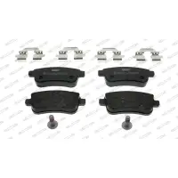 Set placute frana, frana disc FERODO FDB4182