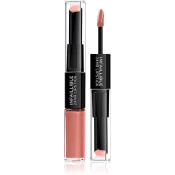 L’Oréal Paris Infallible ruj rezistent si luciu de buze. 2 in 1