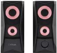 Boxe Trust GXT – GXT606B Javv, RGB, negru