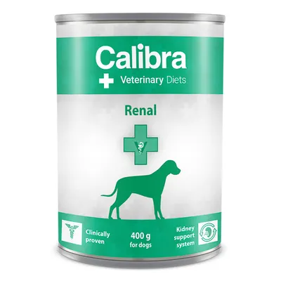 Dieta caini pentru sustinerea functiilor renale Calibra Veterinary Diets Renal, 4 x 400 g