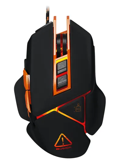 Mouse gaming Canyon - Hazard GM-6, optic, negru