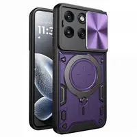 Husa pentru Motorola Edge 70 Fusion, Techsuit, CamGuard Pro, Mov