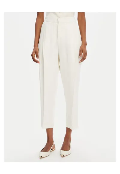 Pantaloni eleganti pentru dama - crem