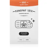 Konopný táta Patches 1000 mg CBD plasture termic cu CBD 10 buc